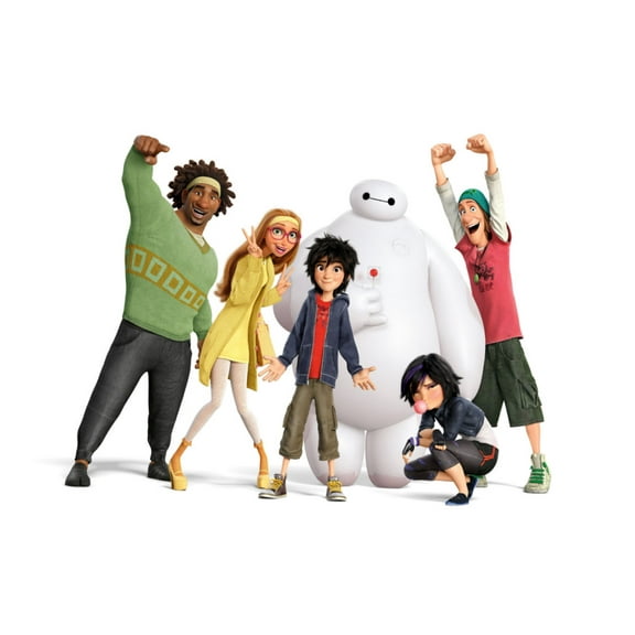 Big Hero 6 Movie Poster Metal Print 12in x 16in Print on Metal 12x16 Square Adults Z Posters