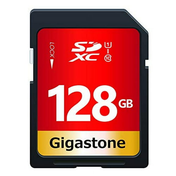 Gigastone 128GB SDXC Card Class 10 UHS-I U1 Up to 80MB/s Memory Card