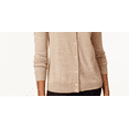 thumbnail image 3 of Karen Scott Womens Plus Embellished Ribbed Cardigan Sweater Brown XL, 3 of 3
