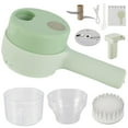 thumbnail image 2 of MesaSe Electric Vegetable Cutter Set Handheld Wireless Mini Garlic Slicer Multifunctional Food Chopper Portable Rechargeable Vegetables Mincer for Garlic Onion Ginger, 2 of 10