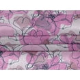 thumbnail image 5 of oneOone Velvet Pink Fabric Abstract Line Drawing Floral Fabric For Sewing Printed Craft Fabric By The Yard 58 Inch Wide, 5 of 5