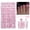 1450-518-3391, variant on mirlewaiy Square Press On Toe Nails | Berry Pink French Tip, Thick Soft Gel Full Cover Toenail Extensions, 15 Sizes 150Pcs for DIY Manicure