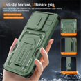 thumbnail image 6 of Rugged Phone Case for Motorola Moto G Paly 2025, Military Grade Shockproof Cover with Sliding Camera Lens Protector, 2-Way Kickstand, Anti-Slip, Heavy Duty Full-Body Drop Protection,Green, 6 of 8