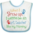 thumbnail image 3 of Inktastic Art Teacher Like Mommy Boys or Girls Baby Bib, 3 of 4