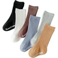 thumbnail image 2 of Toddler Knee High Socks Non Slip Anti Skid Baby Boy Girls Seamless Long Stockings, 2 of 8