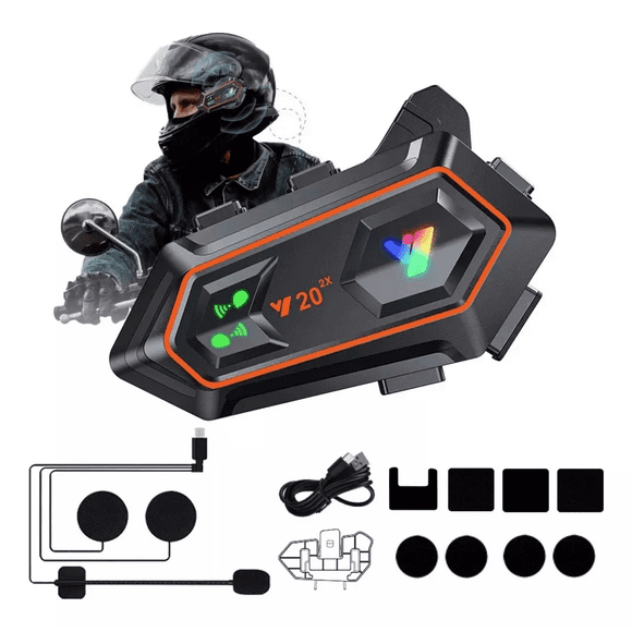 Intercomunicador Motos Audifonos Bluetooth Para Casco 1000ma