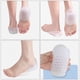 thumbnail image 4 of 1 par de almohadillas de silicona para el talón, insertos para zapatos, almohadillas para los pies de media yarda para corregir el pie, 4 of 6