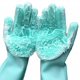 thumbnail image 2 of Guantes mágicos del depurador del cepillo del silicón de los guantes reutilizables de la esponja de la limpieza del lavavajillas, 2 of 5