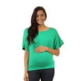 thumbnail image 6 of 24/7 Maternity Women's Banded Dolman Top, 6 of 10