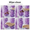 thumbnail image 4 of JEUXUS  Spring Summer Lavender Tablecloth Party Decorations, Purple Easter Watercolor Blooming Floral Butterfly Table Cover for Holiday Seasonal Spring Picnic Party Decorations,, 4 of 7