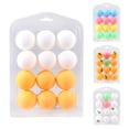thumbnail image 3 of 12 Pcs Colorful Ping Pong Balls Table Tennis Decor Balls Multi-functional Ping Pong Ball Amateur Training Practice Balls Entertainment Toy Gift Mix Colors, 3 of 6