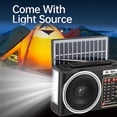 thumbnail image 2 of Ygjytge AM FM SW BT5.0 Linterna LED Radio Emergencia Solar (color Aleatorio), 2 of 9