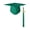 Green, variant on Graduation Cap with 2026 Tassel