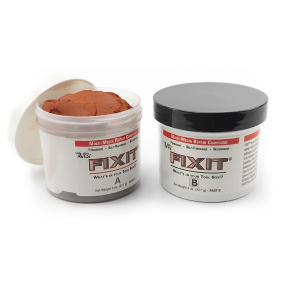 Compuesto reparador Aves FIXIT, de 2 partes, duradero, impermeable, 454 g