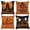 Halloween -4, variant on DaShan Halloween Throw Pillow Covers 18x18 Set of 4,Cute Spooky Ghost Pillow Cases for Bedroom Sofa Couch