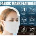 thumbnail image 2 of 10 PACK Face Covers with Elastic Ear Loop Cover Full Face Anti-Dust, Unisex, Washable and Reusable for Men and Women, soft on the face and skin (Colorful), 2 of 6
