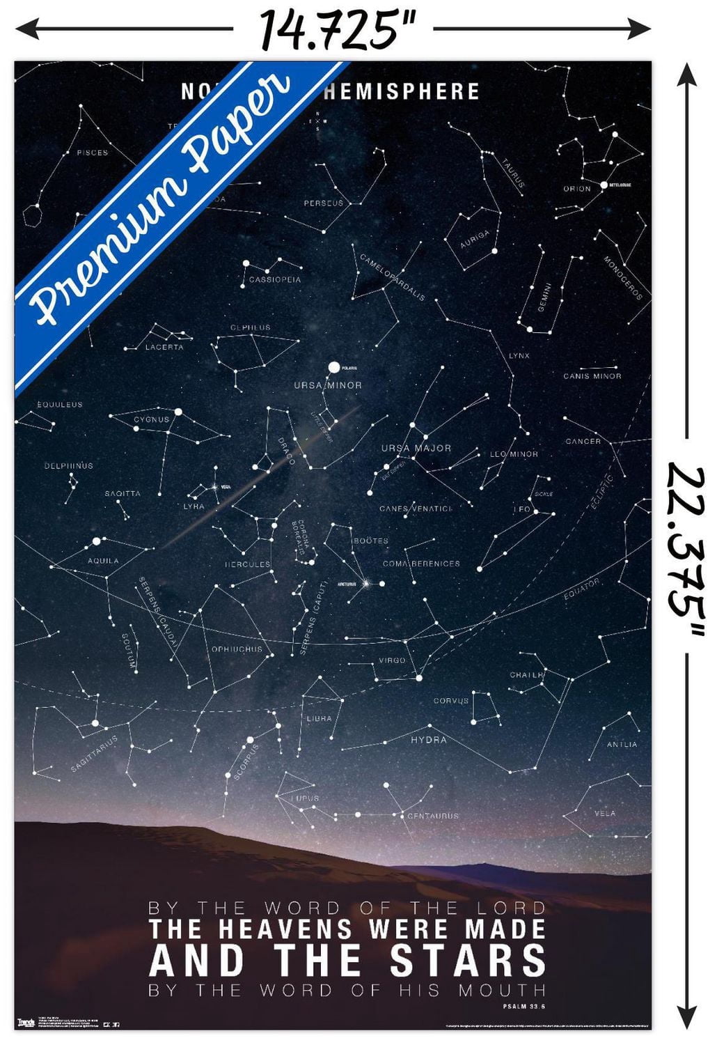 The Stars Wall Poster, 22.375" x 34"