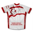 thumbnail image 2 of Turkish Republic  Of Northern Cyrpus Flag Short Sleeve Cycling Jersey  for Men - Size XS, 2 of 3