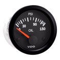 thumbnail image 2 of 4" Jet Black Vision 150 PSI Oil Pressure Gauge Use with VDO Sender 12V, 2 of 2
