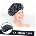 thumbnail image 3 of Gorro de ducha Gorro de ducha para adultos Gorros de mujer Gorro de ducha de baño Bufandas para la cabeza para mujer Gorro de ducha turbante Bandanas para mujer, 3 of 5