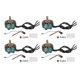 thumbnail image 1 of Motor sin escobillas UAV, 4 juegos de accesorios RC de motor sin escobillas, controlador electrónico de velocidad de motor sin escobillas creado magistralmente, 1 of 8