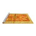 thumbnail image 2 of Ahgly Company Machine Washable Indoor Square Animal Yellow Traditional Area Rugs, 8' Square, 2 of 4