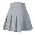 thumbnail image 5 of RUTAYY Women Sports High Waist Walking Hakama Yoga Woman Fitness Loose Tennis Skirt Outdoor Solid Color Flowy Swing Skirts, 5 of 5
