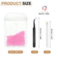 thumbnail image 2 of 5000Pack Flatback Rhinestones Resin, SS6 2mm Round Shine Gems, Clear Light Pink, 2 of 6
