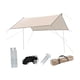 thumbnail image 4 of Lona para tienda de campaña, toldo, refugio contra la lluvia para actividades al aire libre y senderismo en el patio trasero 300cm x 300cm, 4 of 8