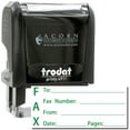 thumbnail image 1 of Self-Inking Fax It 1 Stamp, Trodat Printy 4913, Press and Print Stamping, Impression Size 7/8" x 2-1/4", Up to 10,000 Impressions - Green Ink, 1 of 10
