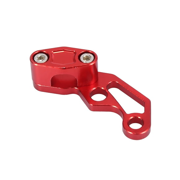 Front Brake Line Hose Clamp Oil Pipe Line Clamps Universal for Motorcycle Scooter Bikes ATV Modified Parts Aluminum Alloy Red