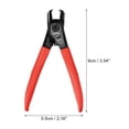 thumbnail image 4 of Cortaúñas profesional Unique Bargains para uñas gruesas 1 pieza rojo acero inoxidable, 4 of 7