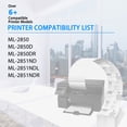 thumbnail image 2 of NineLeaf Compatible Toner Cartridge Replacement for Samsung ML2850 ML-2850 Work on ML-2850 ML-D2850B ML-2850D ML-2850DR ML-2851D ML-2851N ML-2851ND ML-2851NDL Printer(2 Pack Black), 2 of 7