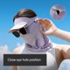 thumbnail image 5 of Mascarilla de ala ancha para mujer, sombrero para el sol, cuello, cara, solapa, protección UV, visera, sombrero, jardín, pesca, senderismo, 5 of 5