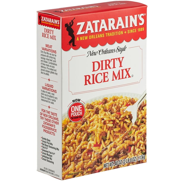 Zatarain's 40 oz. Dirty Rice Mix 8/Case Walmart.ca
