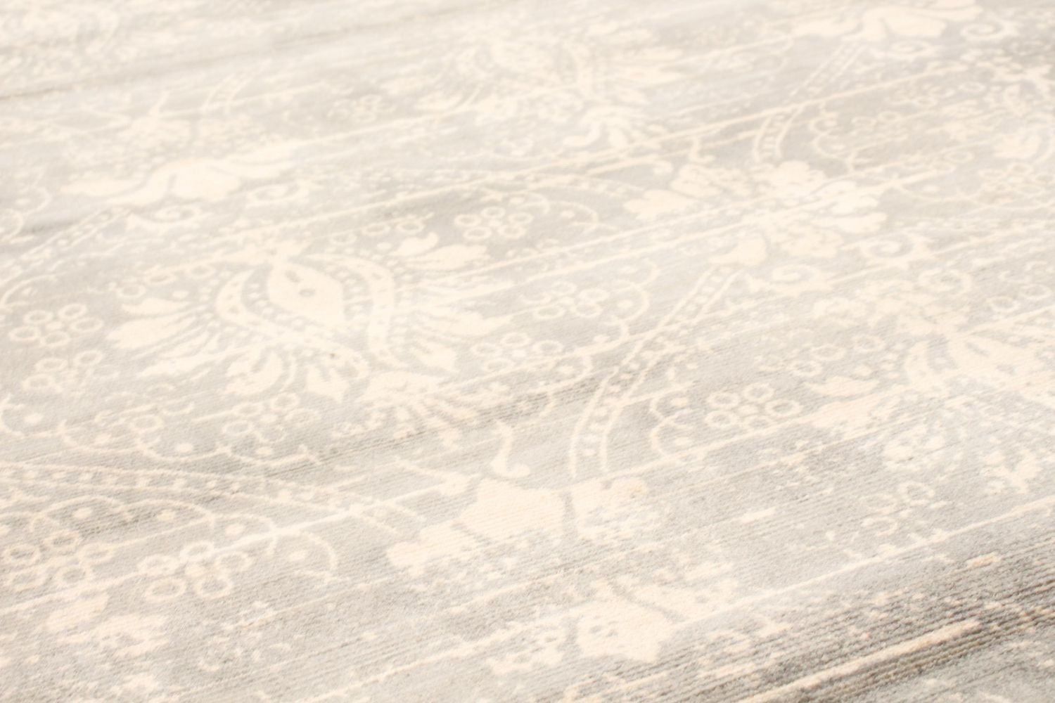 ECARPETGALLERY 5'0" x 7'4"  Transitional Galleria Hand Loomed Area Rug for Living Room, Dining Room and Bedroom in Grey