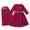 Purple, variant on Lindreshi Baby Girl Clothes Girls Long Sleeve Solid Color Round Neck Dress Lace Turban Two Piece Muslim Children's Clothing