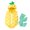 Yellow-Pineapple, variant on OJSFQUFP Infant Baby Boys Girls Halloween Mallard Duck Cos Clothes Hooded Sleeveless Romper Leggings Outfit Set