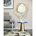 thumbnail image 6 of Geometric Overlaps Gold Finish Wall Mirror, 6 of 9
