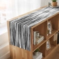 thumbnail image 6 of Table Runners 108 Inches Long Dress Scarves, Black Grey Vintage Farmhouse Coffee/Dining/Kitchen Table Runner for Living Room, Retro Abstract Art 13x108 Inch, 6 of 9