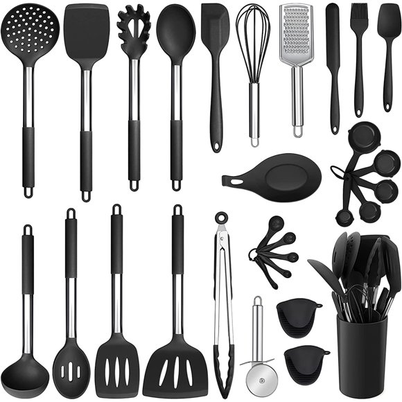 Black Kitchen Utensils