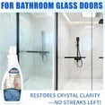 thumbnail image 5 of Comeast Hard Water Stain Remover For Shower Glass, Shower Door Cleaning Without Streaks and Spots, Mineral, Dust & Soap Scum Remover, (Green Cream, 21.3 fl oz), 5 of 9