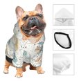 thumbnail image 3 of Honeii Dandelion Print Small Dog Hoodies Pet Hooded Sweatshirts Fall Winter Puppy Cat Sweaters Warm Clothes for Small Dogs Outfits Costume-X-Small, 3 of 7