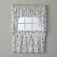 thumbnail image 3 of SKL Home Wildflower Script Tier Curtain Pair, Multi, 57x24, 3 of 4