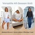 thumbnail image 2 of Olaglory Cropped Cardigan Sweaters for Women Long Sleeve Lightweight Y2k Fall Fashion Button Up Clothes 2026, Grey, 2 of 10