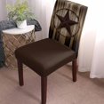 thumbnail image 2 of Chair Covers Texas Stars Wood Grain Dining Chair Slipcovers Rustic Wooden Stretch Removable Chair Seat Protector Party Decoration Set of 8, 2 of 6
