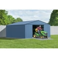 thumbnail image 3 of Arrow Classic 14 x 14 x 7 ft Blue Grey Steel Storage Shed, 3 of 18