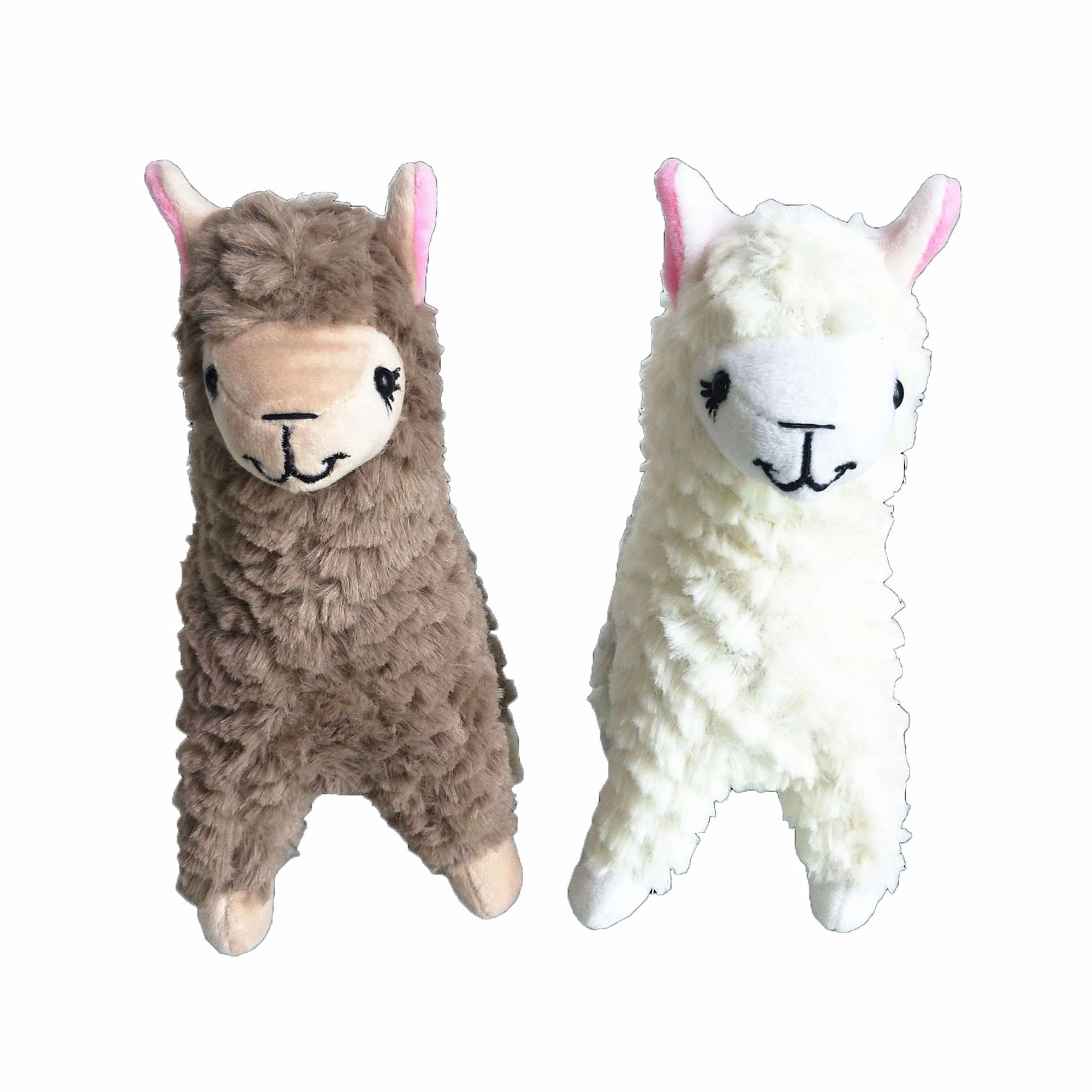 New Fuzzy Alpaca Plush Toy Kids Stuffed Animal Toy Llama Doll 9" Green & White 