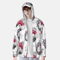 thumbnail image 2 of Fotbe Mignon Chien Caniche Veste de Protection Solaire UPF 50+ pour Hommes et Femmes avec Capuche et Poches Randonnée Performance Extérieure-Grand, 2 of 7