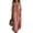 Pink, variant on Joernso Women Summer Long Dress, 3/4 Sleeve Ruffle V Neck Maxi Dress, Casual Loose Fit Flowy Beach Vacation Sundress
